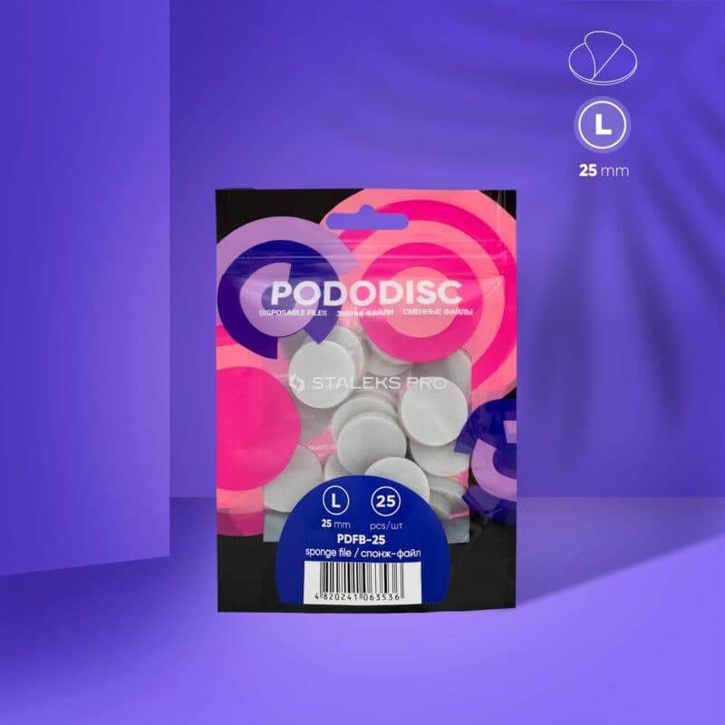 Disposable files-sponges for pedicure disc PODODISC L EXPERT  (25 pcs), foto 1 nga 3