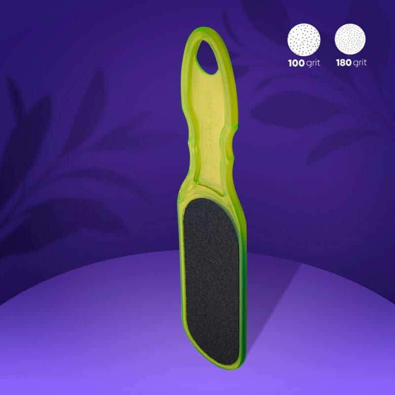 Plastic foot file CLASSIC 10 TYPE 1 100/180 grit, foto 1 nga 3