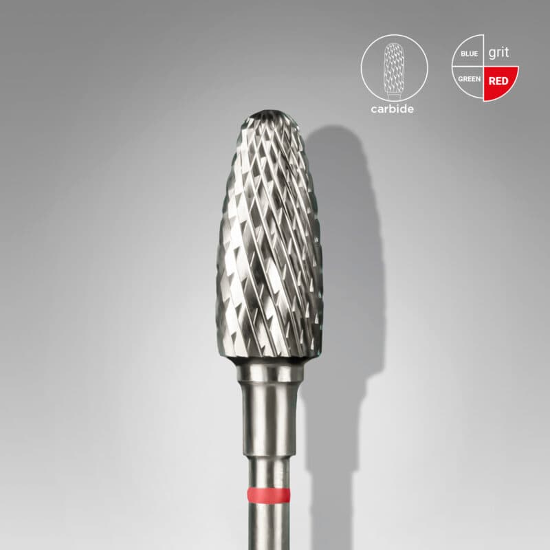 Carbide nail drill bit corn red EXPERT head diameter 6 mm / working part 14 mm, foto 1 nga 2