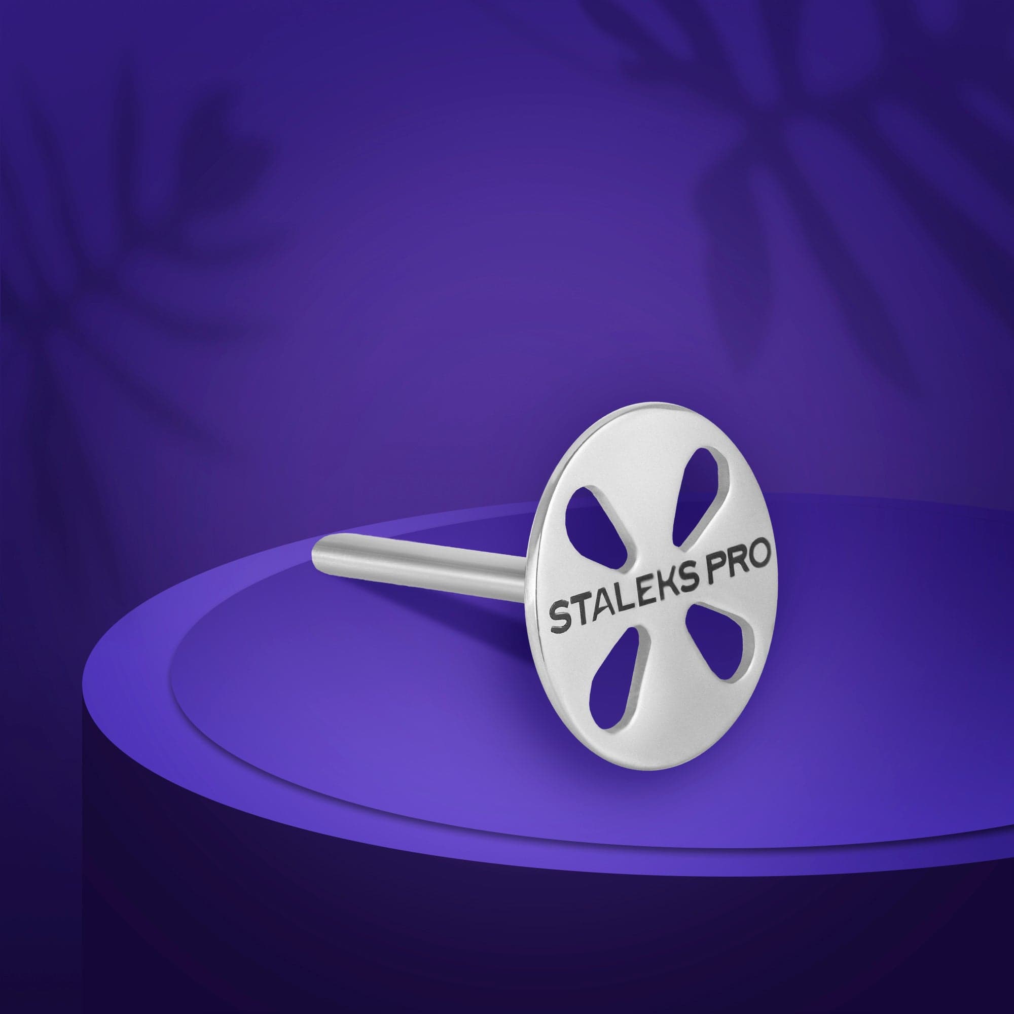 Elongated pedicure disc PODODISC L EXPERT and set of disposable files 180 grit 5 pcs (25 mm), foto 1 nga 2