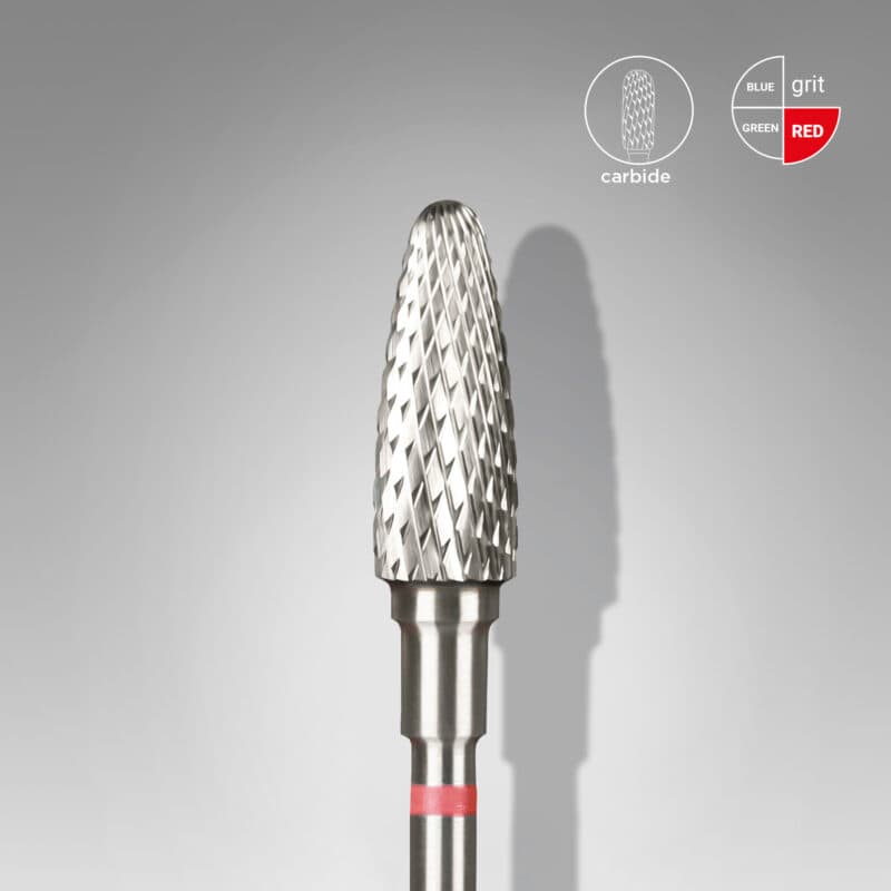 Carbide nail drill bit corn red EXPERT head diameter 5 mm / working part 13 mm, foto 1 nga 2