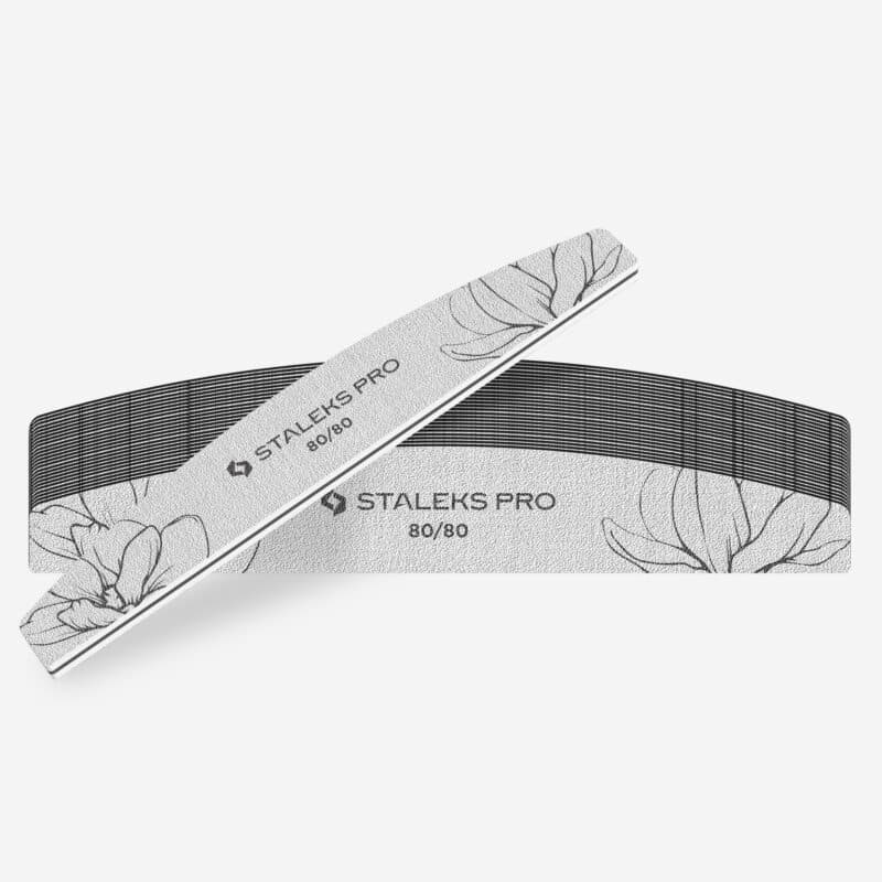 Crescent mineral nail file EXPERT 40 80/80 grit (25 pcs), foto 1 nga 2